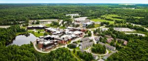 Nipissing University North Bay Campus - aerial view