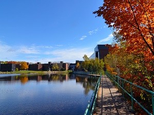 Nipissing University North Bay Campus - pond view