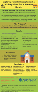 Parental perceptions of a walking school bus